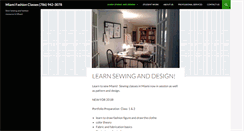 Desktop Screenshot of miamifashionclasses.com